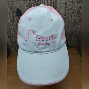 J's Sports Powers Michigan Womens Adjustable Strapback Baseball Hat Cap One Size